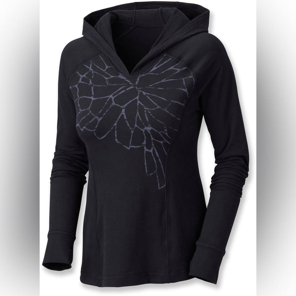 Mountain Hardware Black Whipped Butter Hoodie Size Small